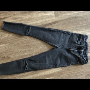 Zara cut off high waist pant